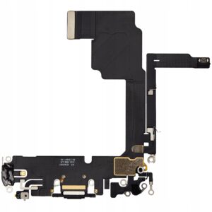 Gniazdo Złącze Ładowania iPhone 15 Pro Czarny Oryginał