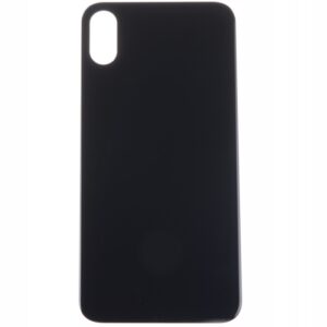 Klapka Baterii Tył Szkło iPhone X Czarny + Klej B-7000 bezbarwny 15ml