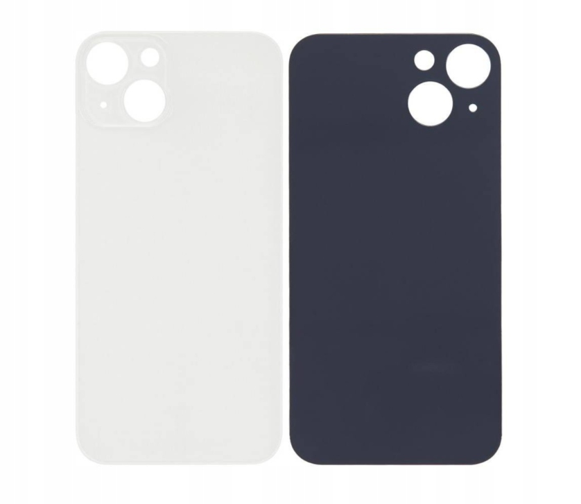Klapka Baterii Szkło iPhone 13 Mini Biały + Klej B-7000 Bezbarwny 15ml