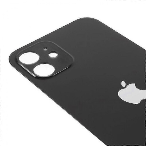 Klapka Baterii Tył Szkło iPhone 12 Czarny + Klej B-7000 15ml Bezbarwny