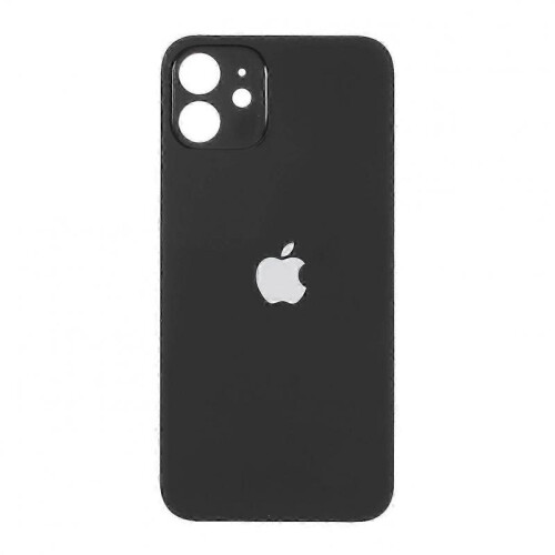 Klapka Baterii Tył Szkło iPhone 12 Czarny + Klej B-7000 15ml Bezbarwny