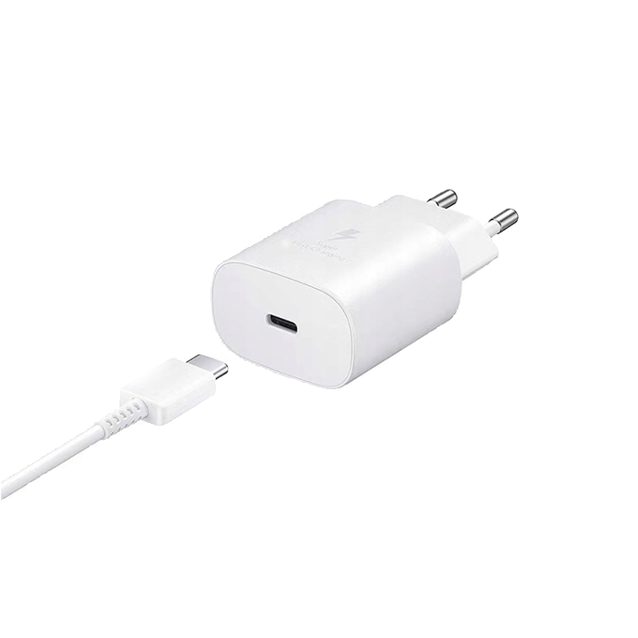 Ładowarka Do Samsung 45W Super Fast Charging 2.0 + Kabel USB-C 1m Biała