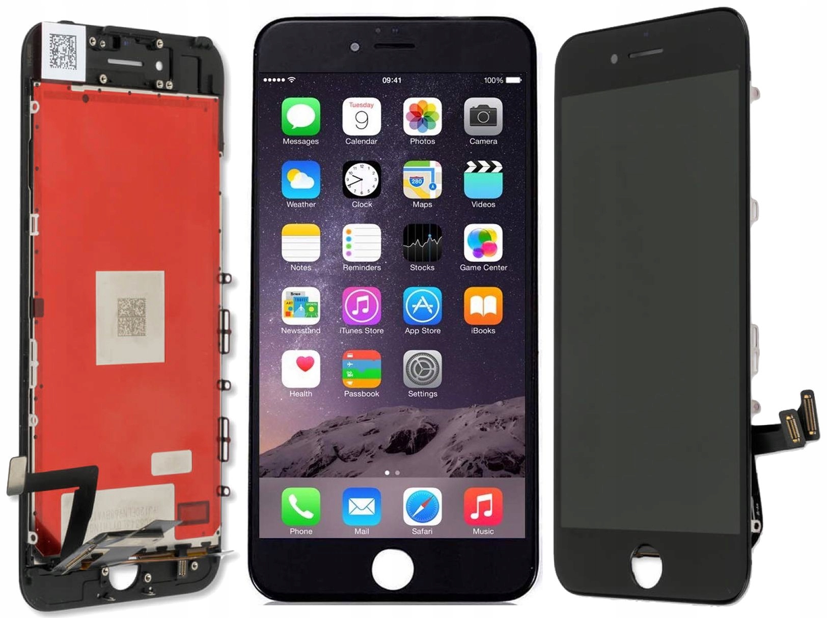 Wyświetlacz iPhone 7 Czarny A1660 A1778