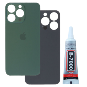 Klapka Baterii Tył Szkło iPhone 13 Pro Max Zielony + Klej B-7000 15ml Bezbarwny