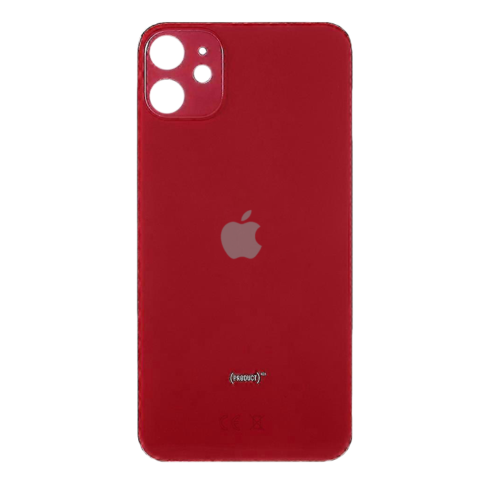 Klapka Baterii Tył Szkło iPhone 11 Czerwony + Klej B-7000 bezbarwny 15ml