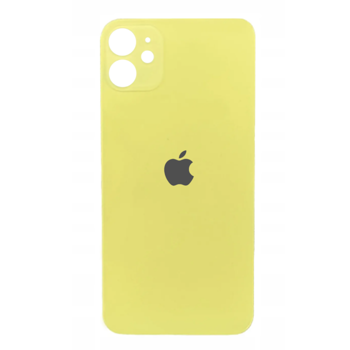 Klapka Baterii Tył Szkło iPhone 11 Zółty + Klej B-7000 bezbarwny 15ml