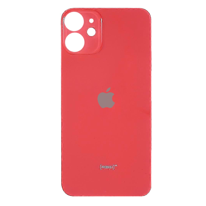 Klapka Baterii Tył Szkło iPhone 12 Mini Czerwony + Klej B-7000 bezbarwny 15ml