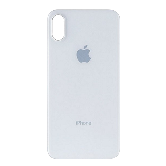 Klapka Baterii Tył Szkło iPhone XS Max Srebrny + Klej B-7000 15ml Bezbarwny