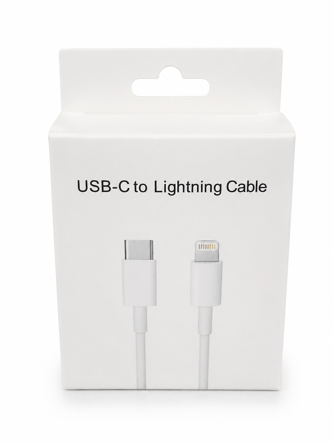 Kabel do iPhone Lightning USB C 1m Biały Szybkie Ładowanie 20W Oryginalny OEM