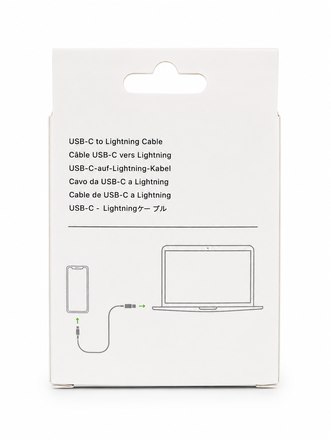 Kabel do iPhone Lightning USB-C 1m Biały Szybkie Ładowanie 20W Oryginalny OEM