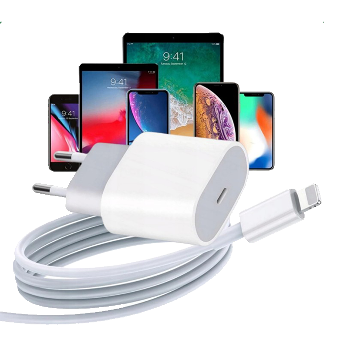 Ładowarka do iPhone 20W + Kabel USB-C Lightning 1m Quick Charge 3.0
