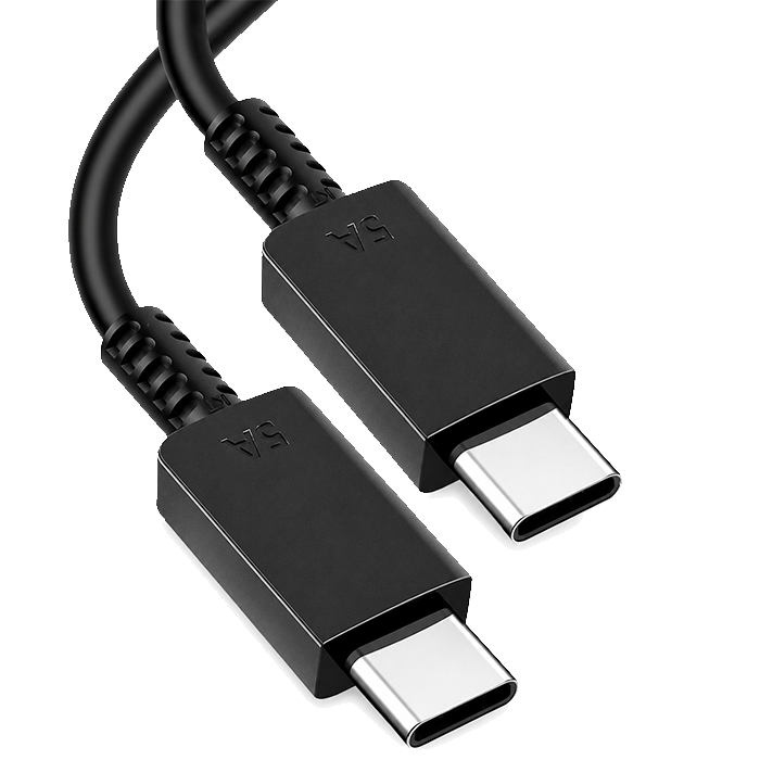 Kabel do Samsung USB C 2m Czarny SuperSzybkie Ładowanie 45W Oryginalny OEM