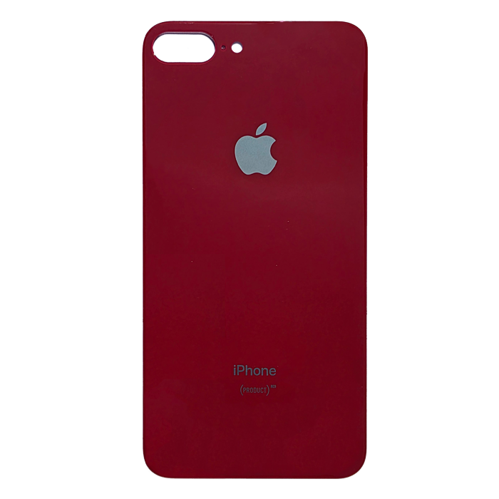 Klapka Baterii Tył Szkło iPhone 8 Plus Czerwony + Klej B-7000 bezbarwny