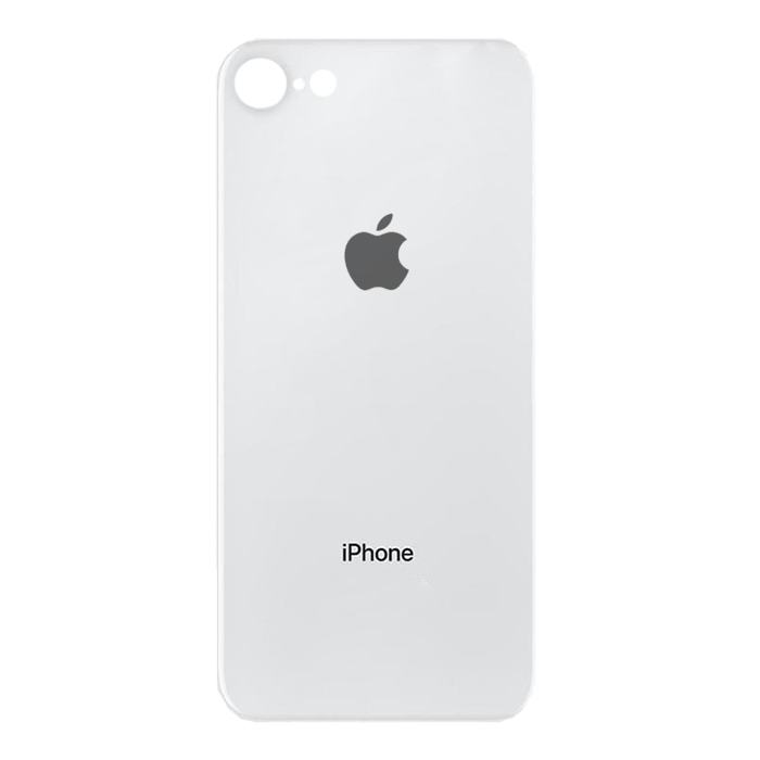 Klapka Baterii Tył iPhone 8 Srebrny + Klej B-7000 Bezbarwny