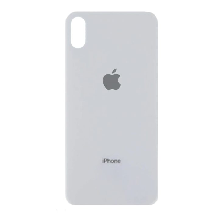 Klapka Baterii Tył Szkło iPhone X Srebrny + Klej B-7000