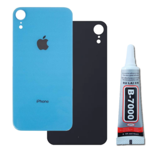 Klapka Baterii Tył Szkło iPhone XR Niebieski + Klej B-7000