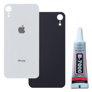 Klapka Baterii Tył Szkło iPhone XR Biały + Klej B-7000