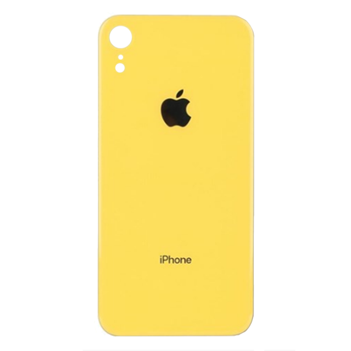 Klapka Baterii Tył Szkło iPhone XR Żółty + Klej B-7000